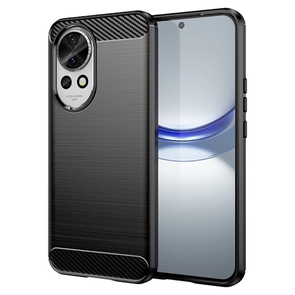 Carbon Flex Huawei Nova 12 deksel - Svart Black