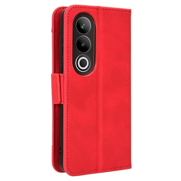 Modernt OnePlus Nord CE4 fodral med plånbok - Röd Röd
