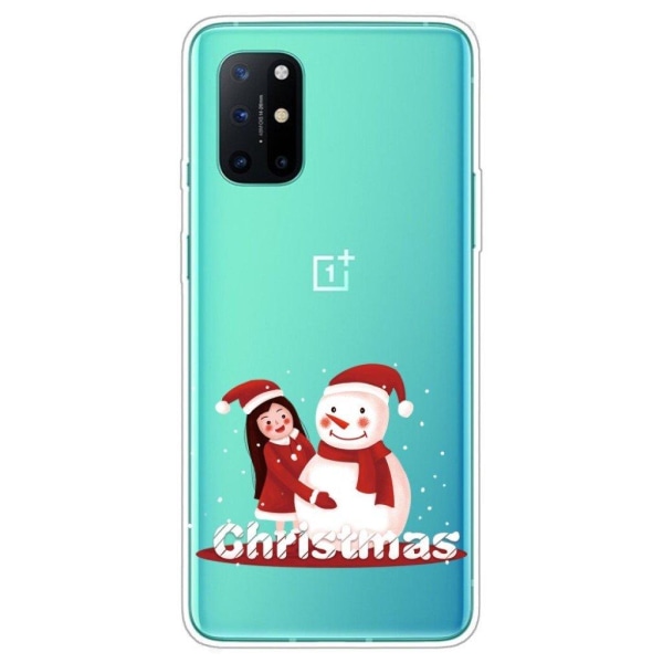 Joulu OnePlus 8T tapauksessa - Tyttö Ja Lumiukko Red