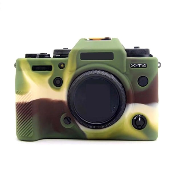 Fujifilm X-T4 silicone cover - Camouflage Grön