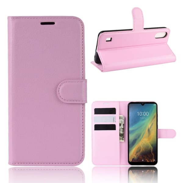 Classic ZTE Blade A5 (2020) fodral - Rosa Rosa