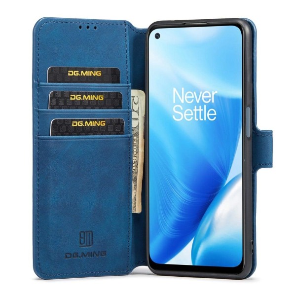 DG.Ming OnePlus Nord N200 5G Retro Suojakotelo - Sininen Blue