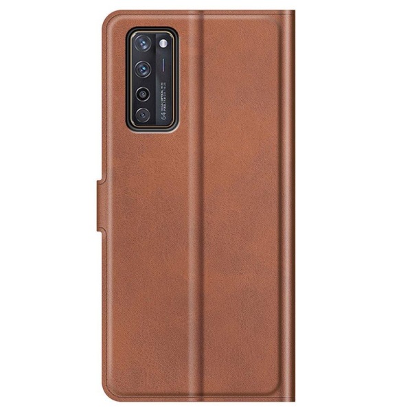 Lompakko Nahkakotelo For ZTE Axon 20 5G / Axon 20 4g - Ruskea Brown