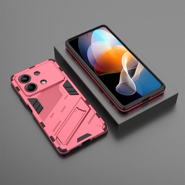 Stötsäkert Xiaomi Redmi Note 13R Pro skal med modernt utseende - Ros Rosa