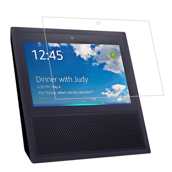 Amazon Echo Show (2. generasjon) ar kant herdet glass skjermbeskytter Transparent