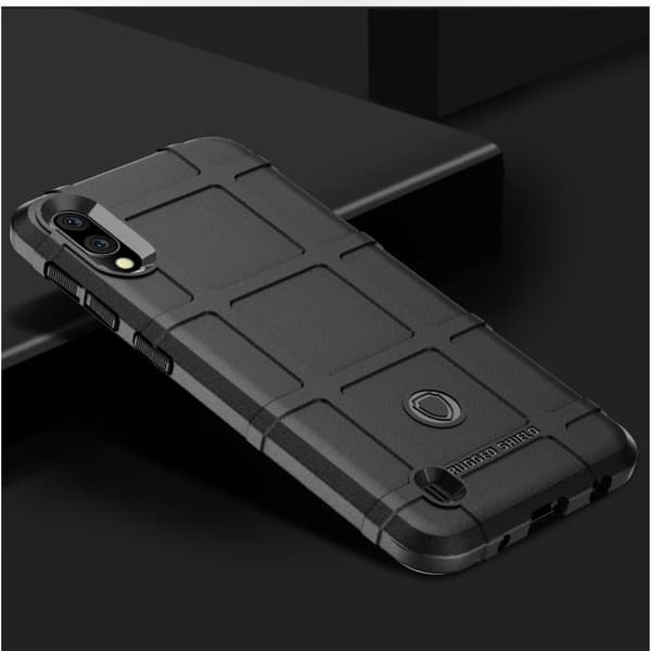 Rugged Shield Samsung Galaxy A10 deksel - Svart Black