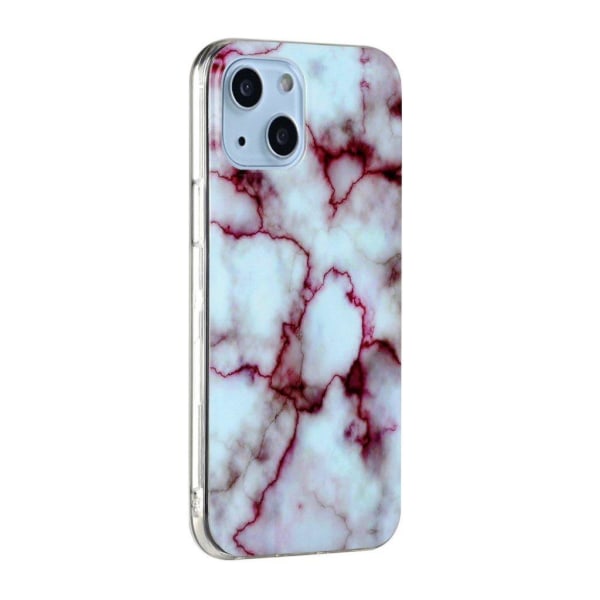 Marble iPhone 13 Mini Suojakotelo - Punainen Red