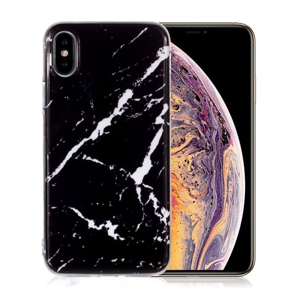 Marmormotiv iPhone Xs Max skal - Stil T multifärg