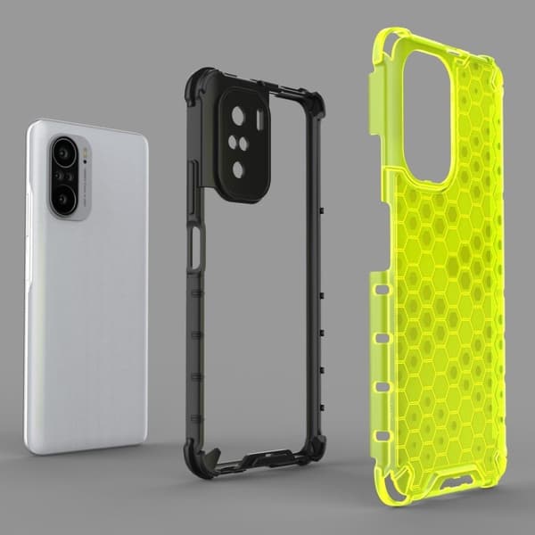 Bofink Honeycomb Xiaomi Redmi K40 / K40 Pro Etui - Grønn Green
