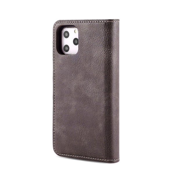 DG.MING iPhone 11 Pro Max 2-in-1 Wallet kotelot - Kahvi Brown