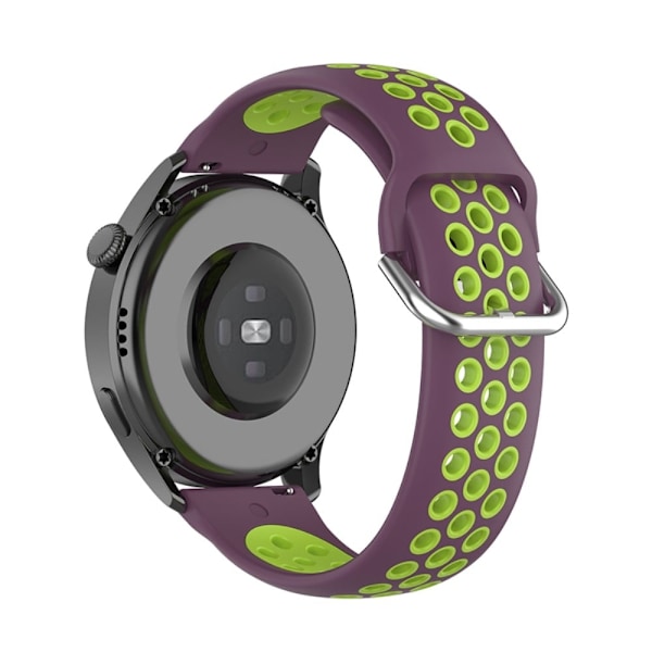Ticwatch GTX / Pro klockarmband i silikon i två färger - Lila / Mintgrön Grön