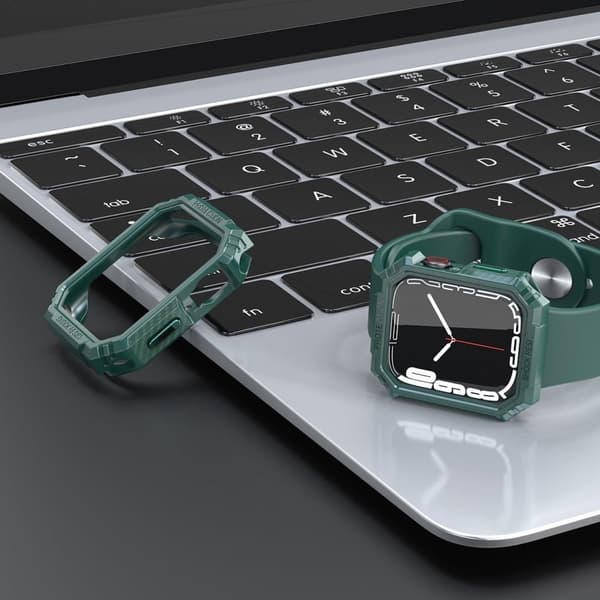 Apple Watch (41 mm) deksel i karbonfiber - Grønn Green