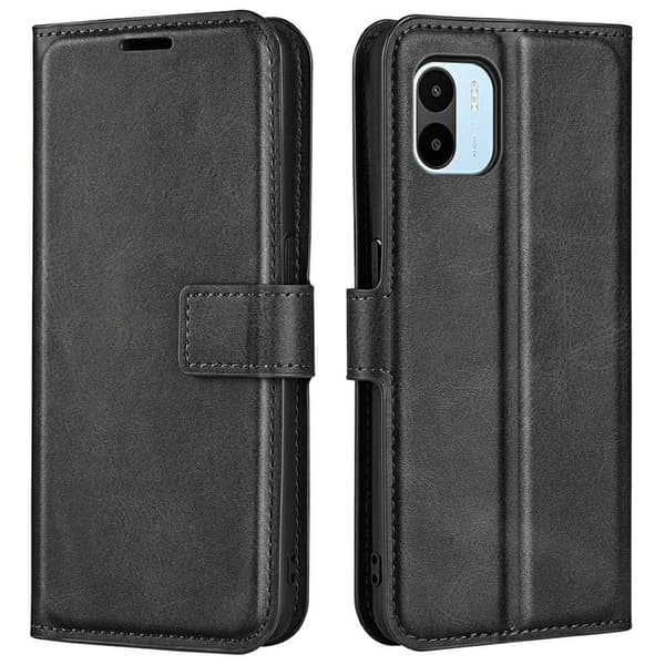 Lompakko Nahkakotelo For Xiaomi Redmi A1 - Musta Black