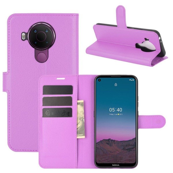 Classic Nokia 5.4 Flip Etui - Lilla Purple