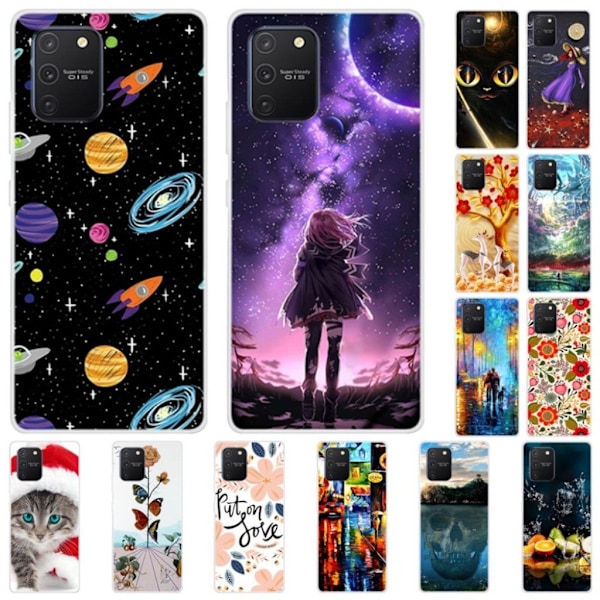Deco Samsung Galaxy S10 Lite kuoret - Kosminen tila Multicolor