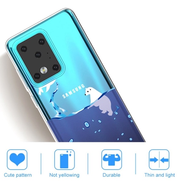 Deco Samsung Galaxy S20 Ultra kotelot - Jääkarhu Blue