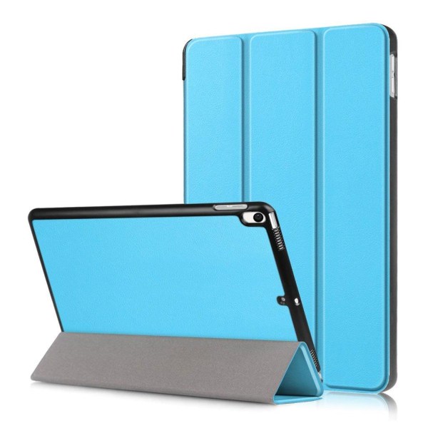 iPad Air (2019) vikfodral i läder - Ljusblå Blå