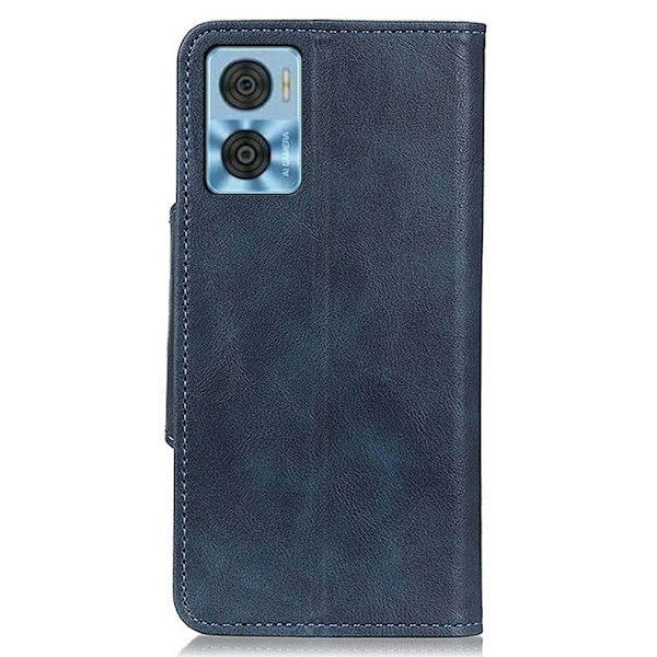 Alpha Motorola Moto E22i / E22 Flip Etui - Blå Blue