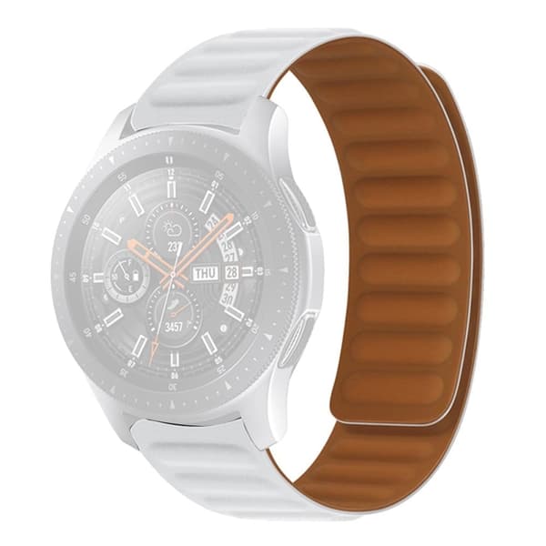 Samsung Galaxy Watch 5 (44mm) / (40mm) / Pro silikone urrem med magnetisk lås - Hvid White