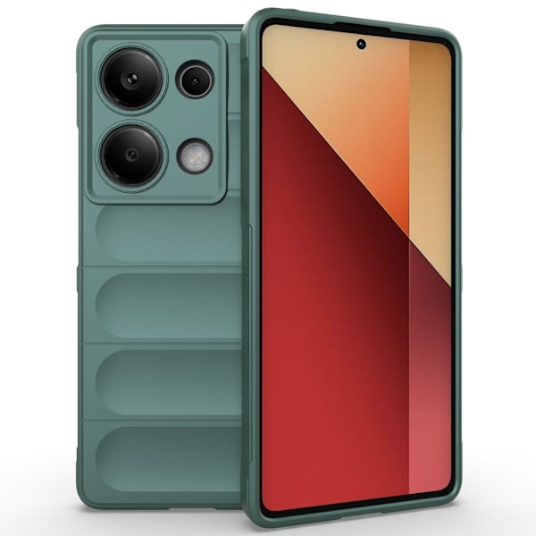 Mjukt greppformat Xiaomi Redmi Note 13 Pro 4G skal - Grön Grön