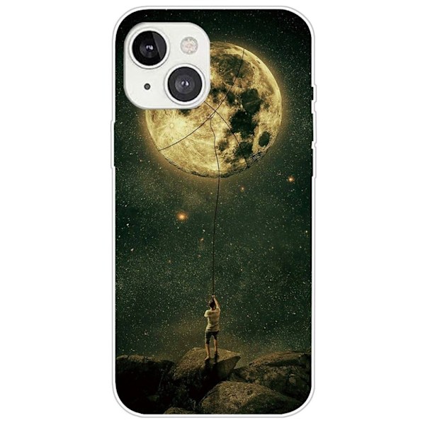 Deco iPhone 14 Plus skal - Måne Gul