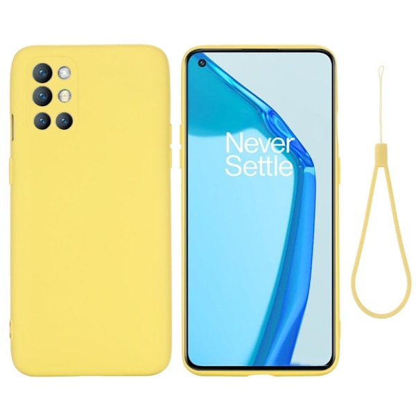 Matta nestesilikoninen kuori OnePlus 9R - Keltainen Yellow