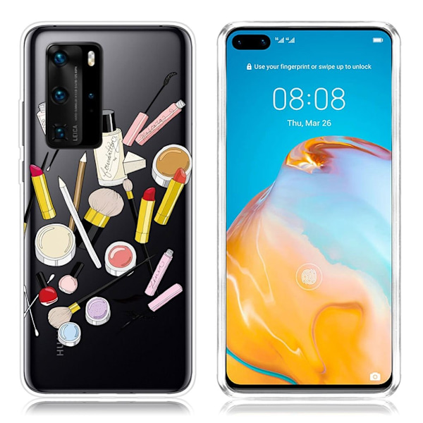 Deco Huawei P40 Cover - Kosmetik Multicolor
