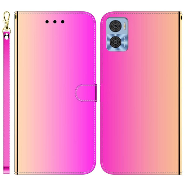 Mirror Motorola Moto E22i / E22 Flippetui - Rose Pink