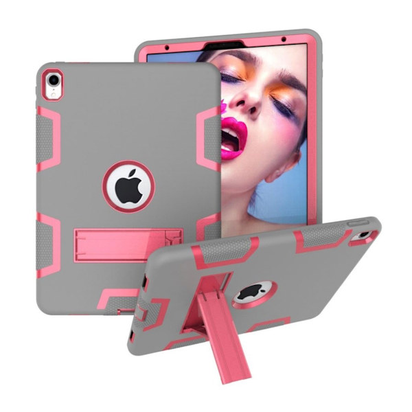 iPad Pro 11" (2018) stødsikkert hybrid etui - Grå / Rose Silver grey