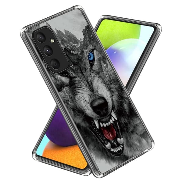 Deco Samsung Galaxy A05s skal - Vild Varg Silvergrå