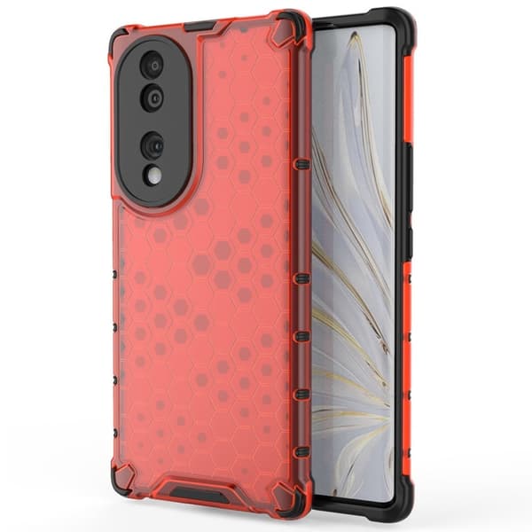 Bofink Honeycomb Honor 70 Pro skal - Röd Röd