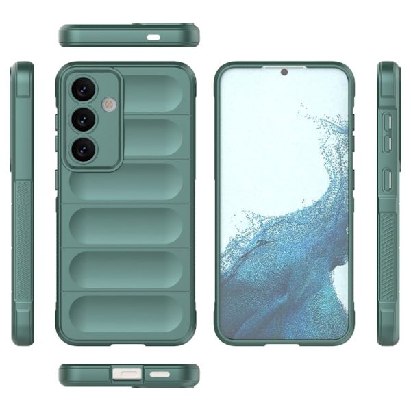 Blødt grebsformet Samsung Galaxy S24 Plus cover - Grøn Green