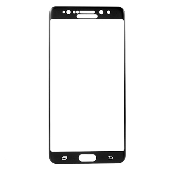 Amorus buet skærmbeskyttelsesglas til Samsung Galaxy Note7 - Sort Transparent