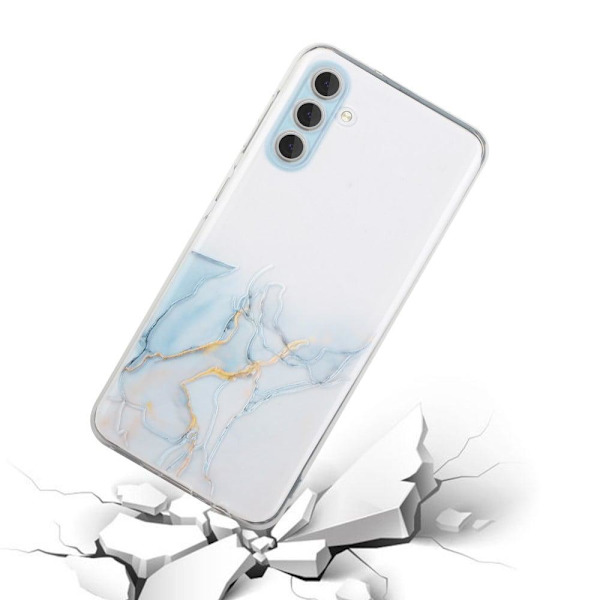 Marmormotiv Samsung Galaxy A54 skal - Grå Silvergrå
