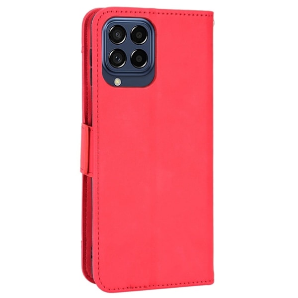 Samsung Galaxy M53 5G moderni nahkainen lompakkokotelo - Punainen Red