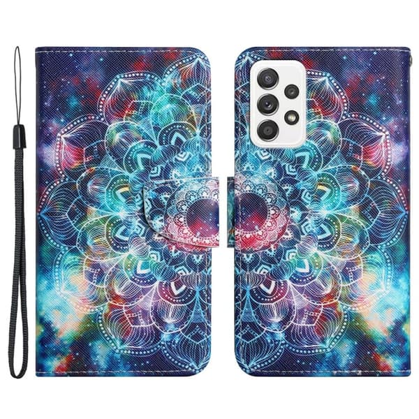 Wonderland Samsung Galaxy A33 5G Flippetui - Mandala Blomst Multicolor