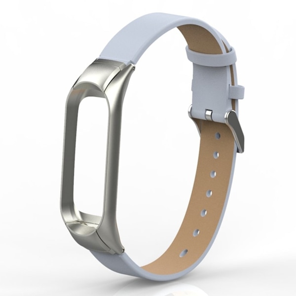 Xiaomi Mi Smart Band 4 klockarmband i äkta läder - Vit Vit