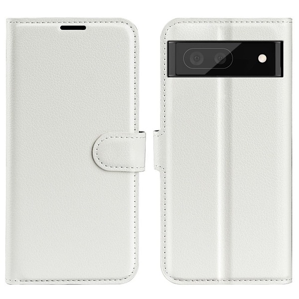 Klassisk Google Pixel 7 Pro flip etui - Hvid White