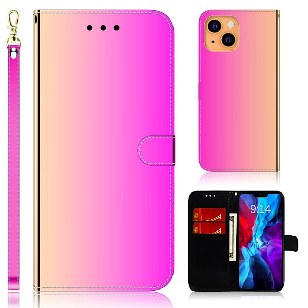 Mirror iPhone 13 fodral - Rosa Rosa