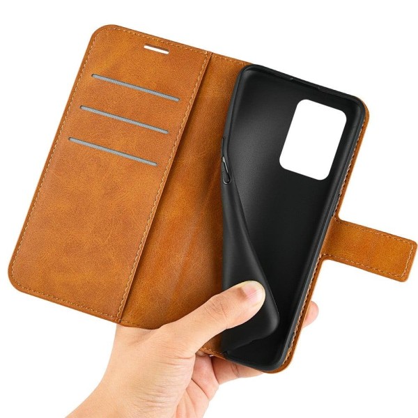 Lompakko Nahkakotelo For Xiaomi Redmi Note 12 Pro Plus - Keltainen Yellow