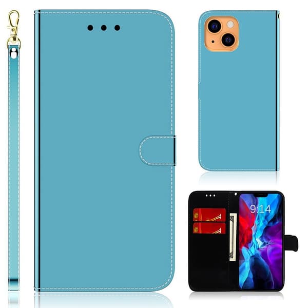 Mirror etui til iPhone 13 - Blå Blue