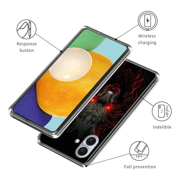 Vibe iPhone 16 Plus cover - Style I Red