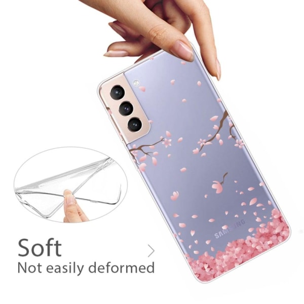 Deco Samsung Galaxy S22 Plus skal - Rosa Blomma Rosa