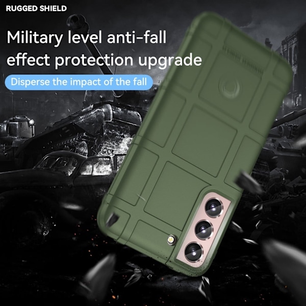 Rugged Shield Samsung Galaxy S22 skal - Grön Grön
