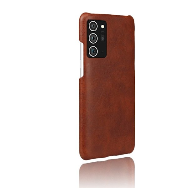 Croco Samsung Galaxy Note 20 Ultra kotelot - Ruskea Brown