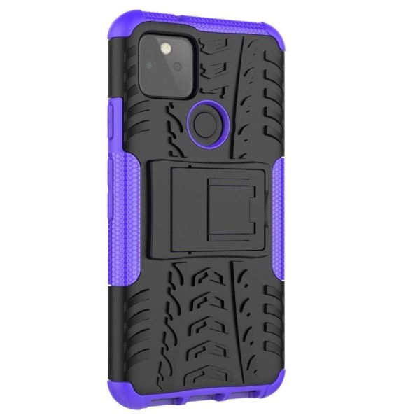 Offroad Google Pixel 5 kotelot - Musta / Violetti Black