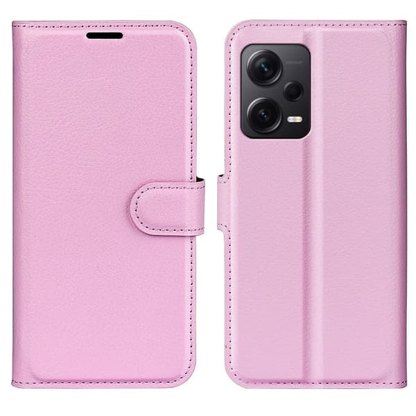 Classic Xiaomi Redmi Note 12 Pro Plus Läppäkotelo - Pinkki Pink