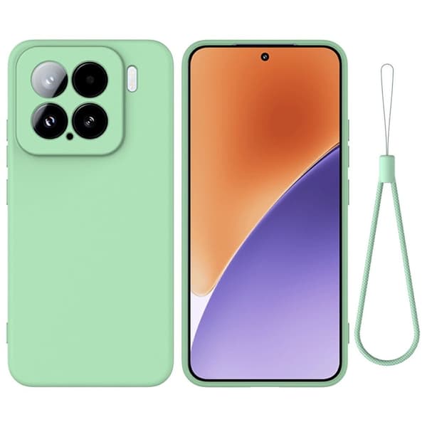 Matte Liquid Xiaomi 15 silikone cover - Grøn Green