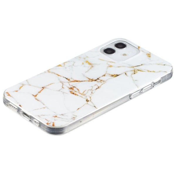 Marble iPhone 12 / 12 Pro Suojakotelo - Valkoinen White