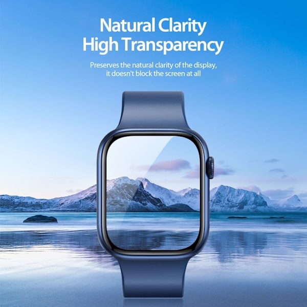 2Pcs DUX DUCIS Apple Watch Series 9 45mm curved screen protector Transparent